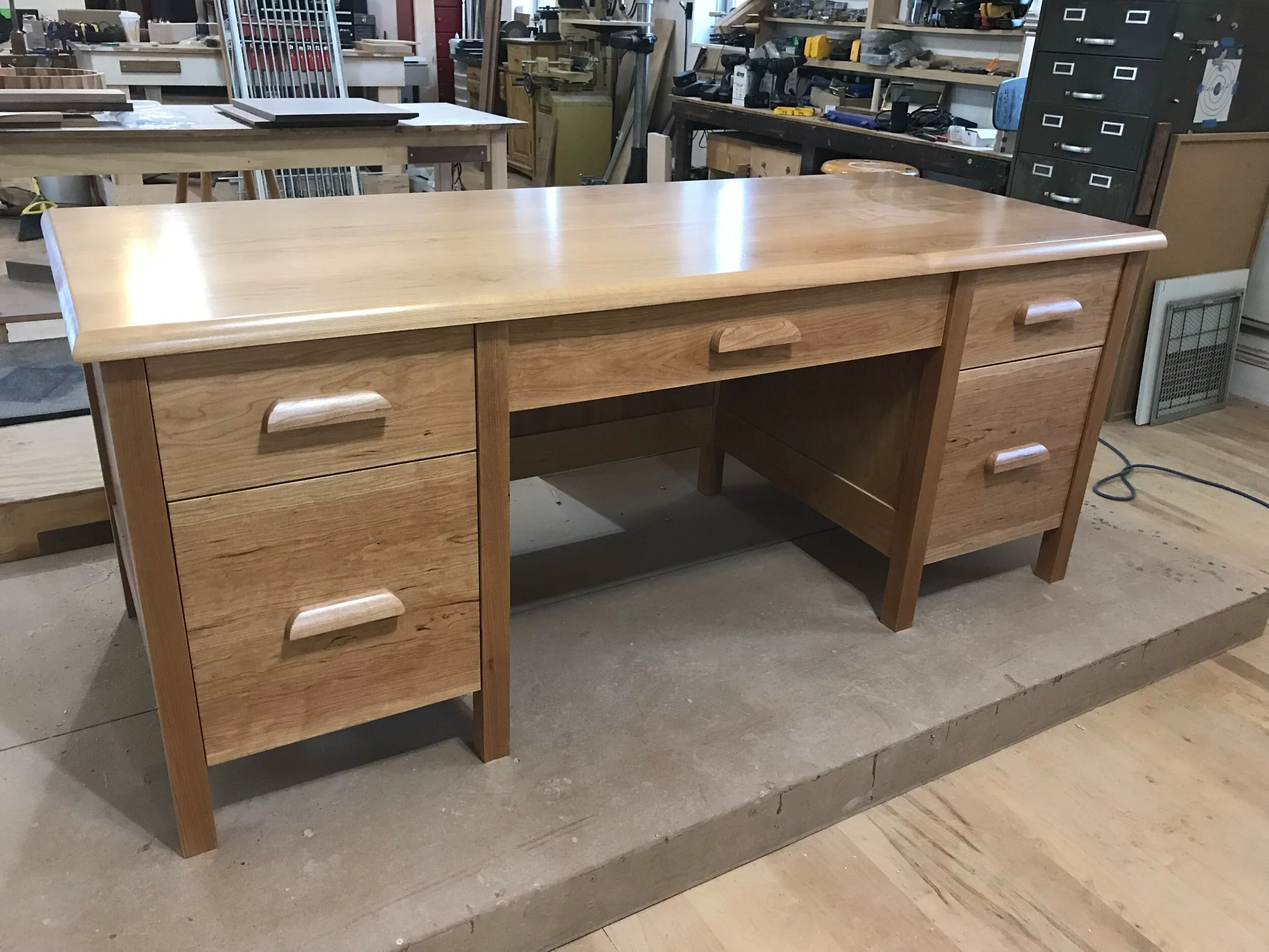 Luxury concealment furniture with custom wood finish