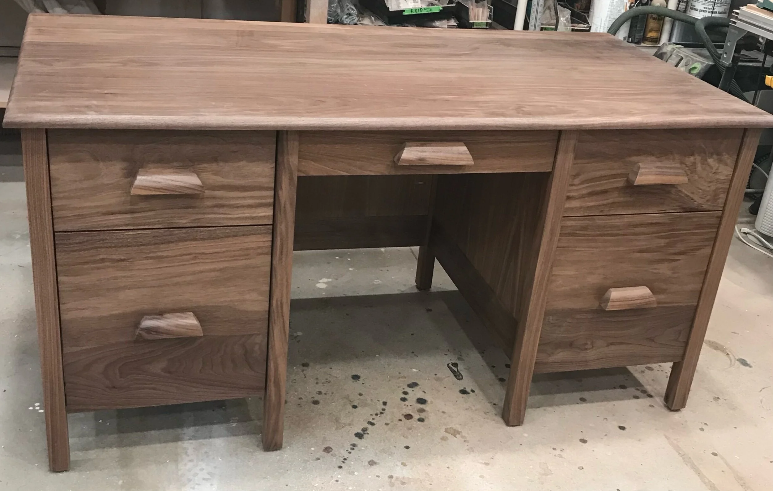 Premium concealment furniture desk with secure compartments