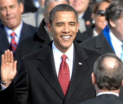 President Obama takes oath in 2009