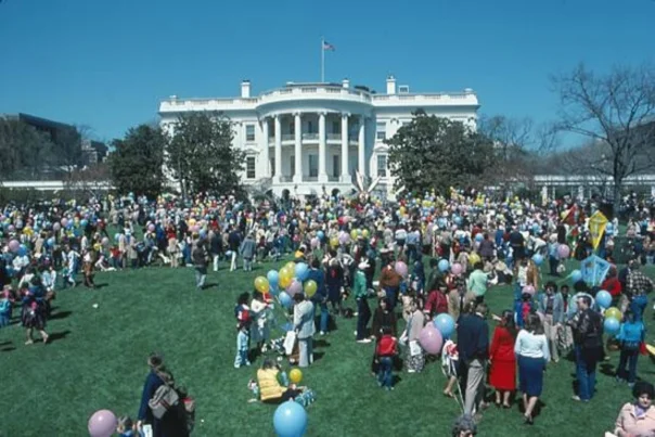 White House Easter Egg Roll, 1982; The White House