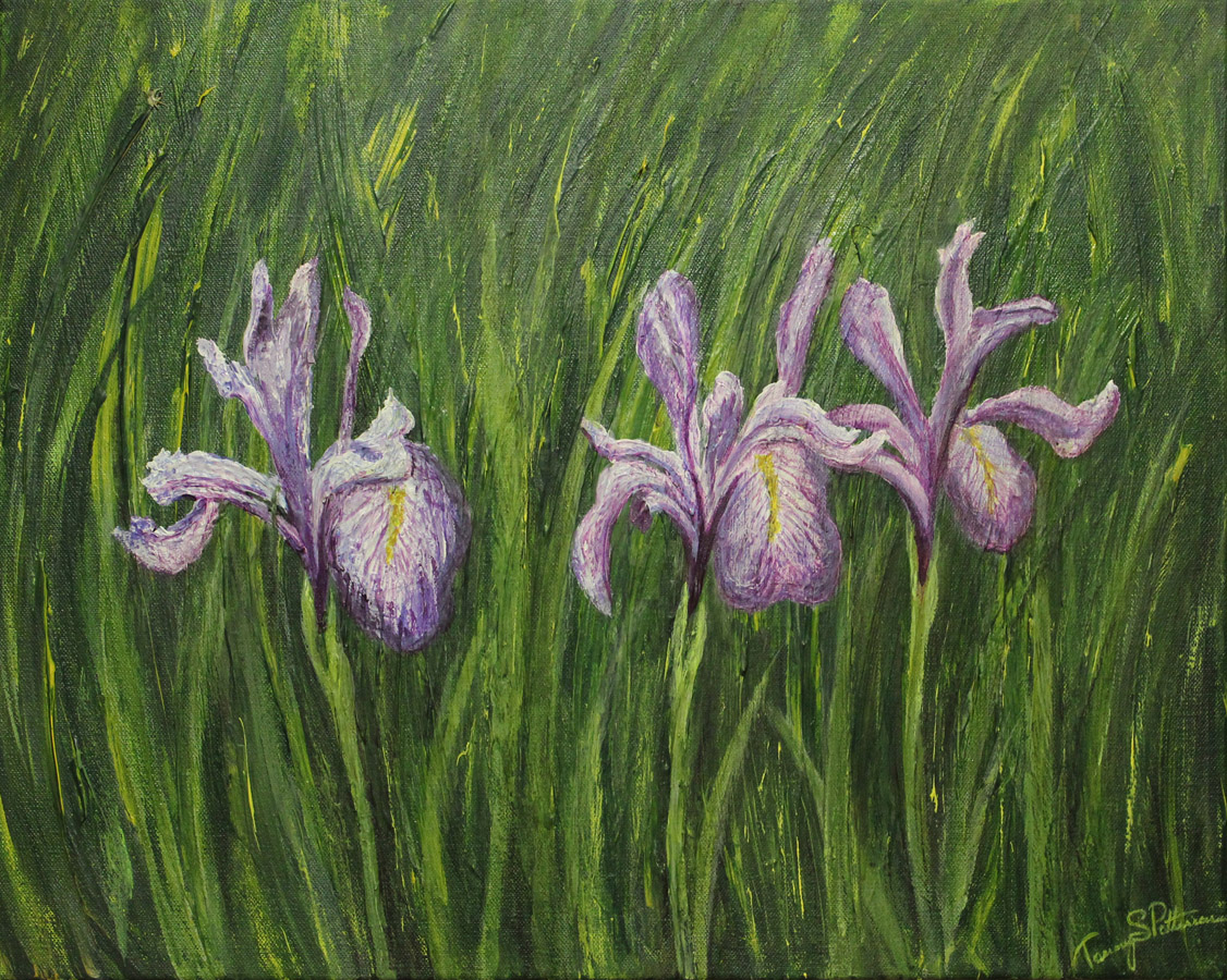 SPRING'S LACE CURTAIN, ACRYLIC