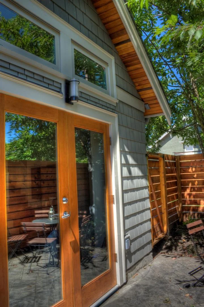 Lane house patio doors