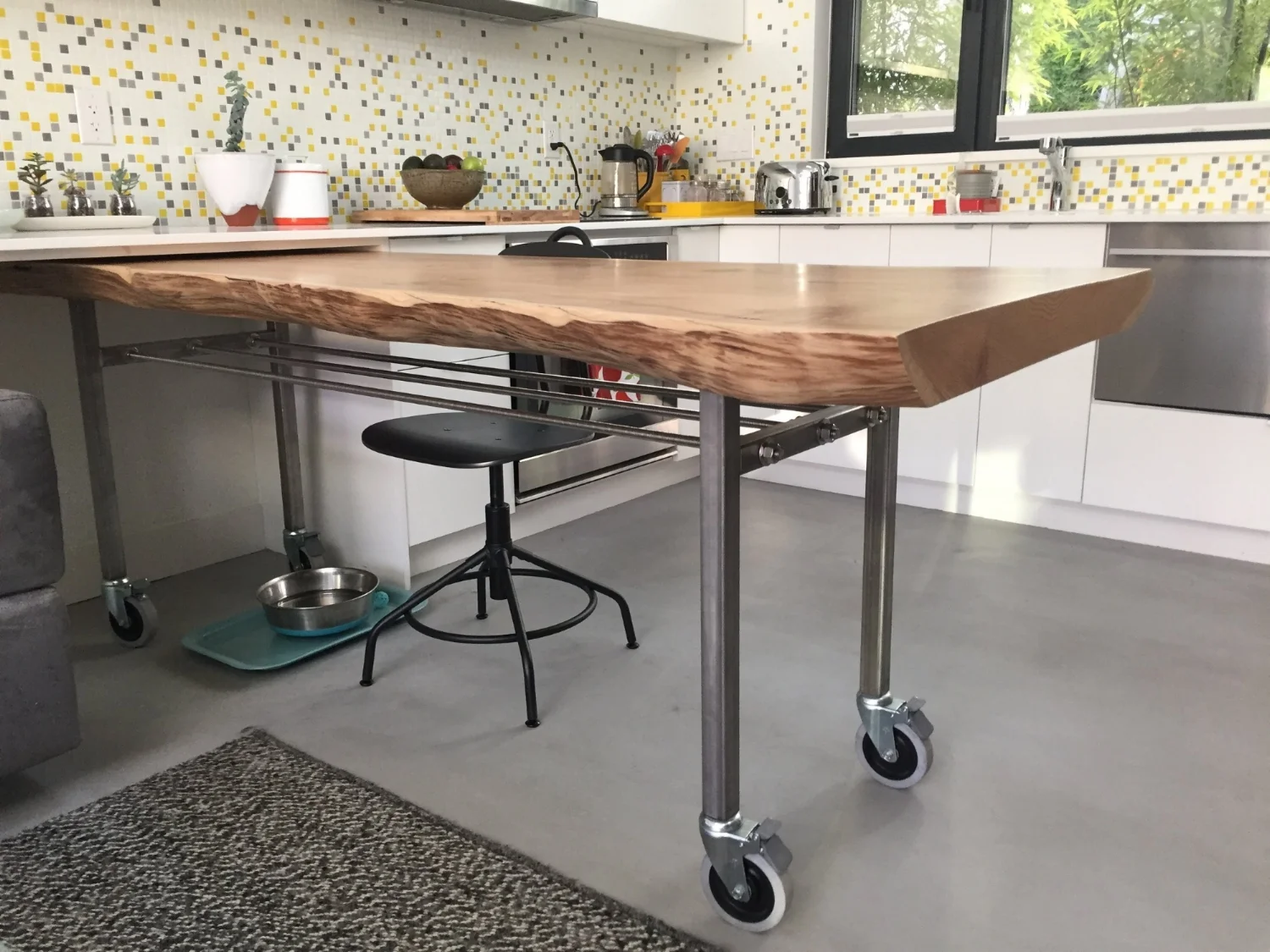 Custom Live Edge Table - Worthington Dr. Lane House