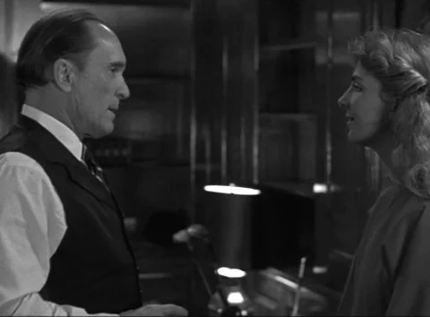 Robert Duvall and Natasha Richardson in "The Handmaid's Tale" - 1990