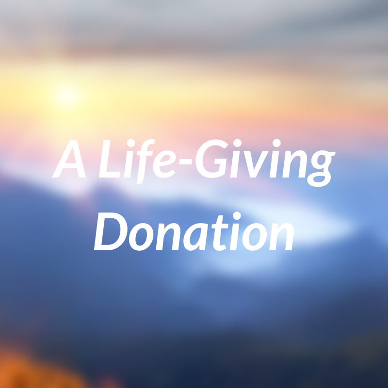 A Life-Giving Donation