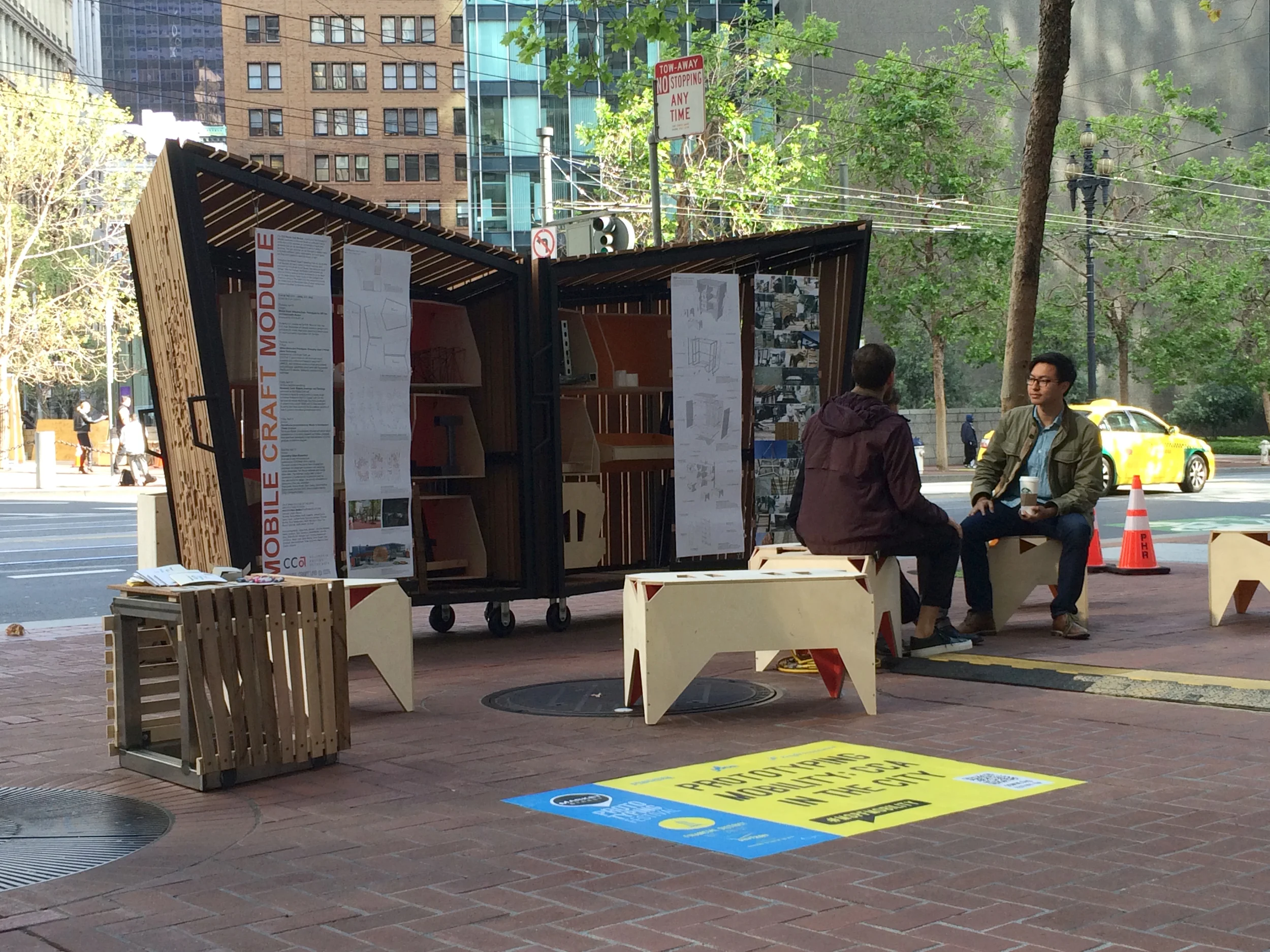 Mobile Craft Modules at the Market Street Prototyping Festival