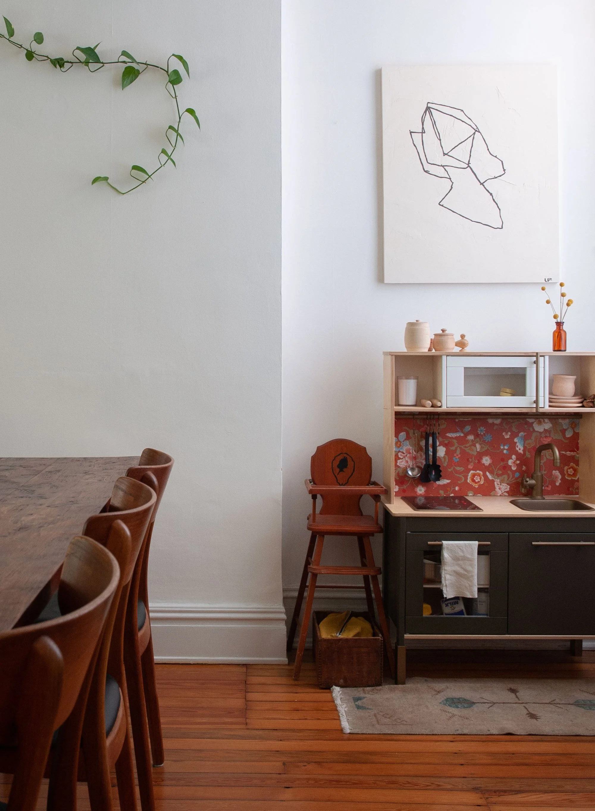 How to turn kid art and drawings into modern art worthy of your wall