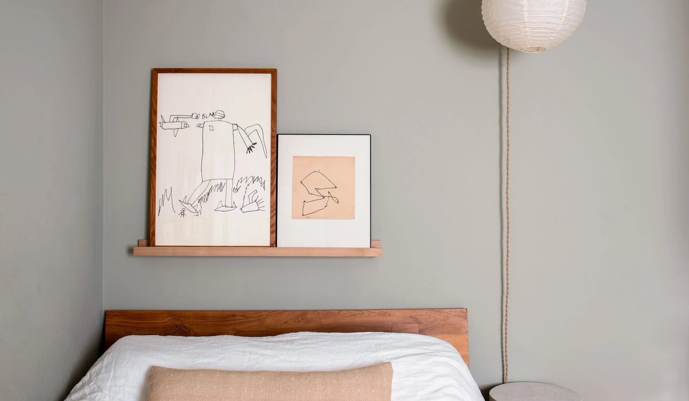 How to turn kid art and drawings into modern art worthy of your wall