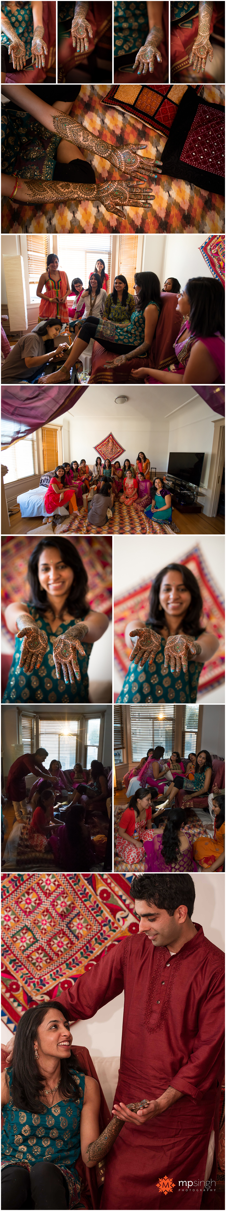 Bay area Indian Mehndi ceremony