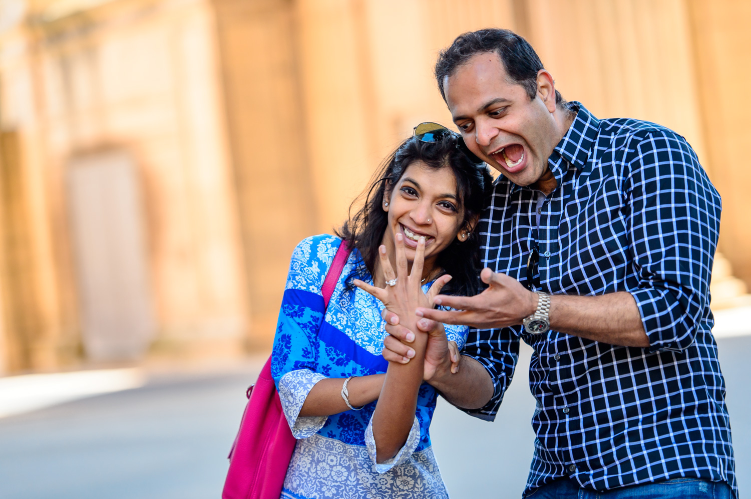 Palace of fine Arts san francisco engagement shoot