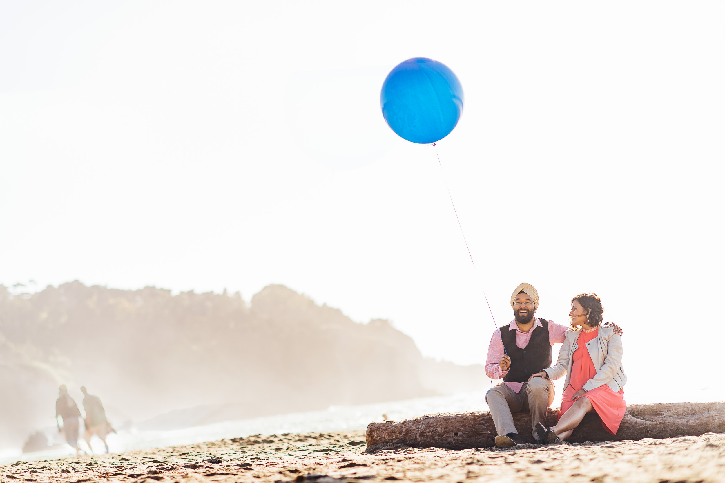 San Francisco maternity shoot gender reveal
