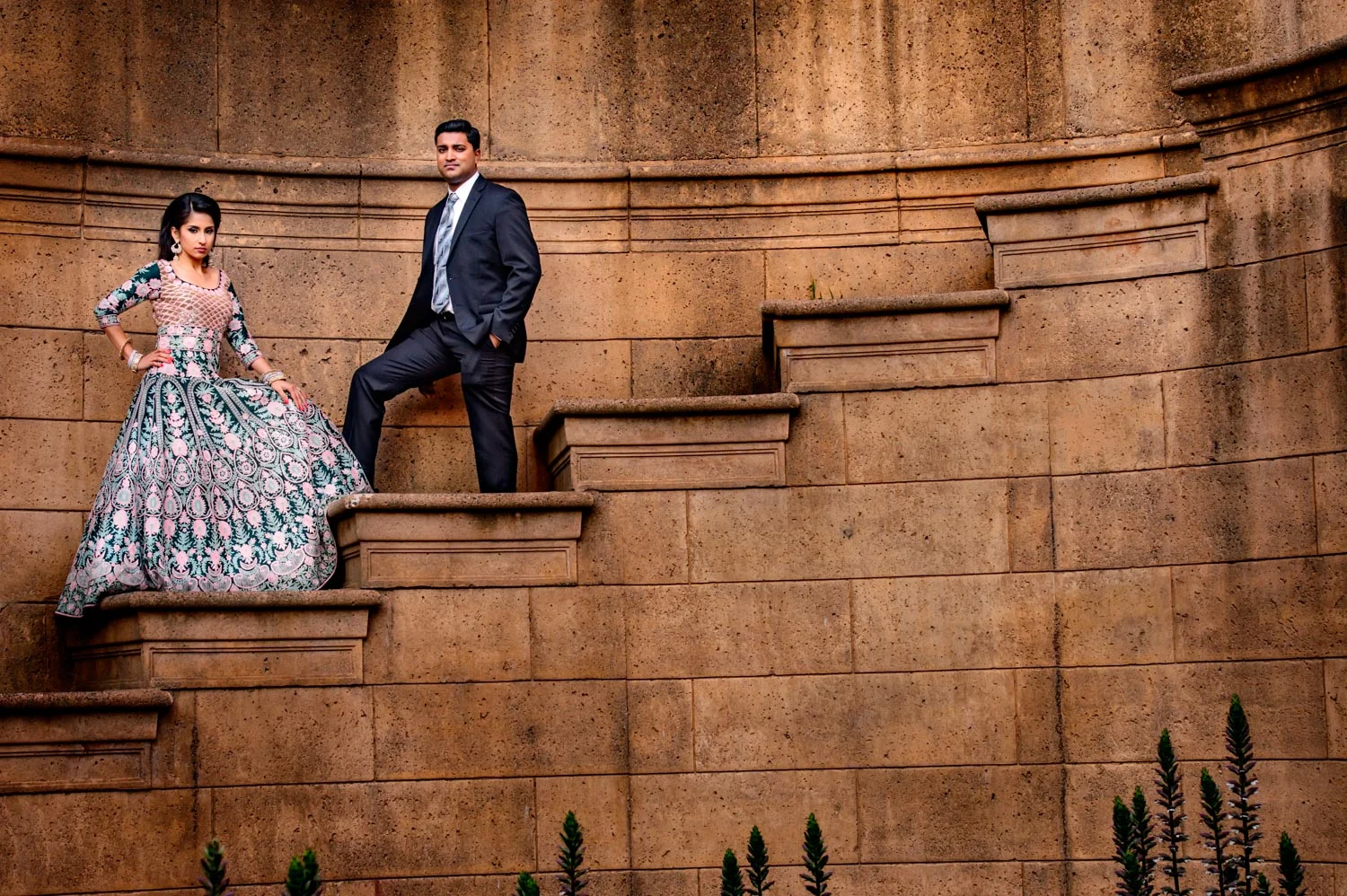 Palace of Fine Arts San Francisco Indian Engagement shoot