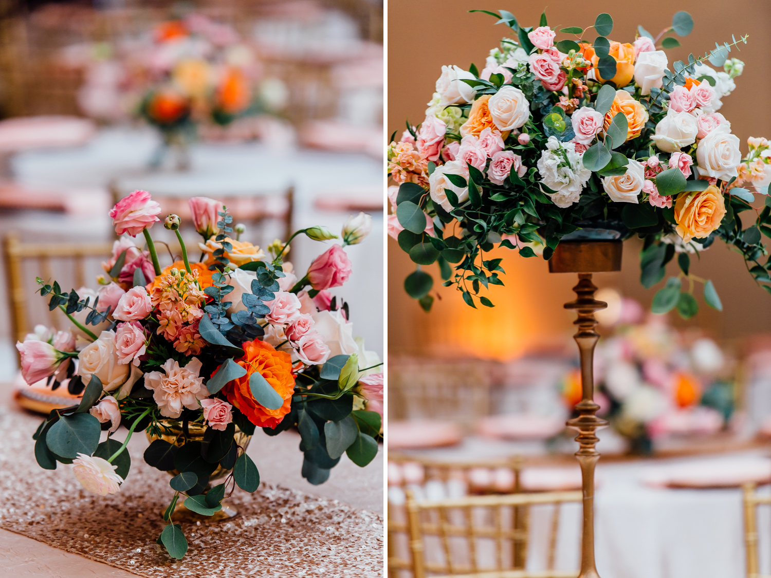 Wedding reception decor WeDo Designs
