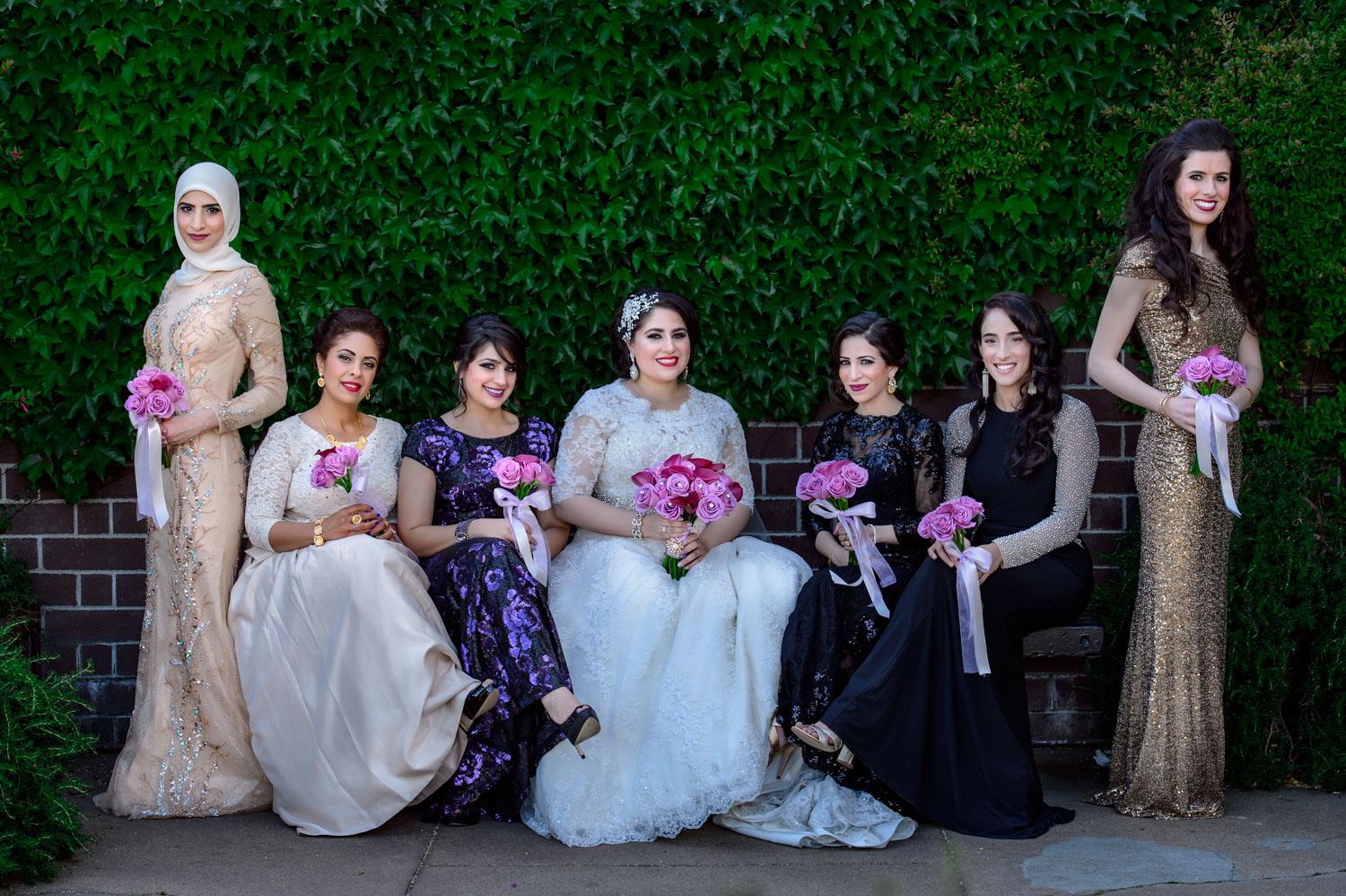 bridal party Fairmont San Francisco