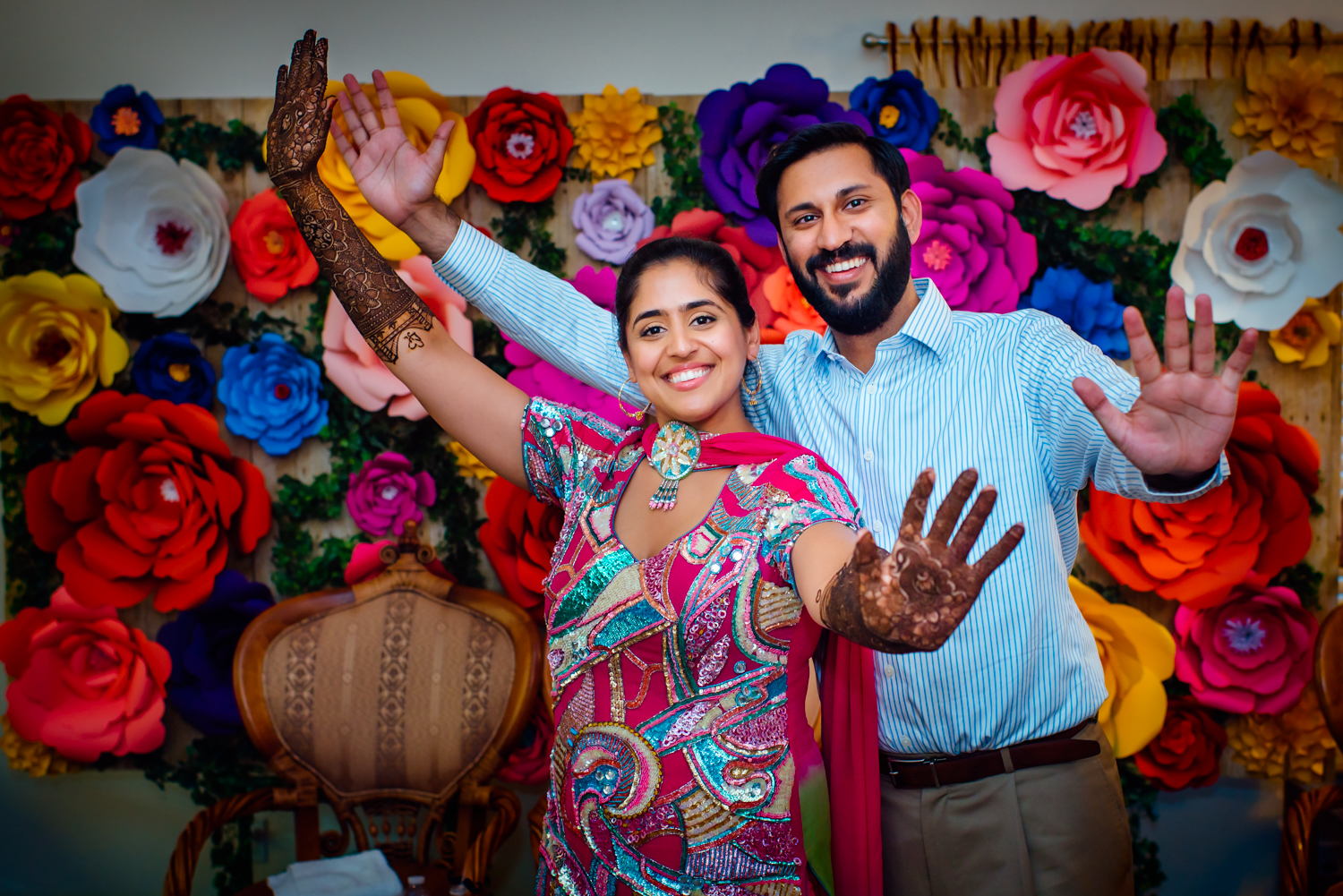 Bay area Punjabi Mehndi ceremony