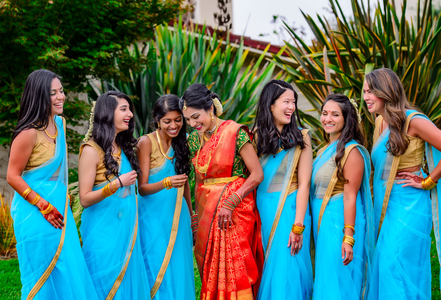 Indian bridesmaid saree
