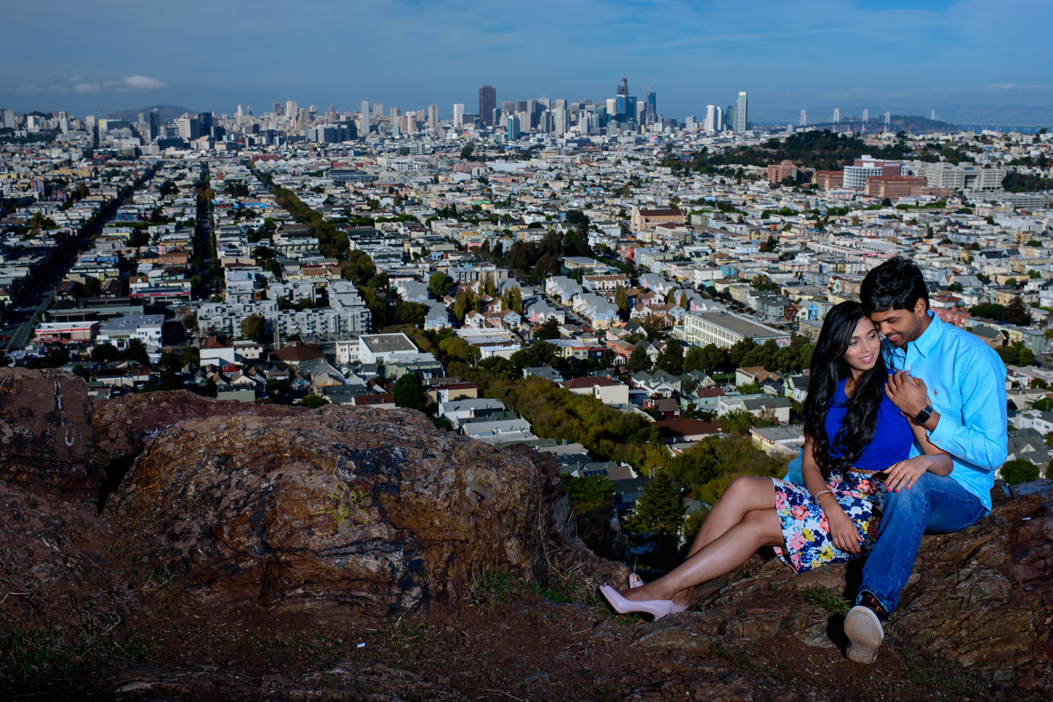 San Francisco engagement shoot