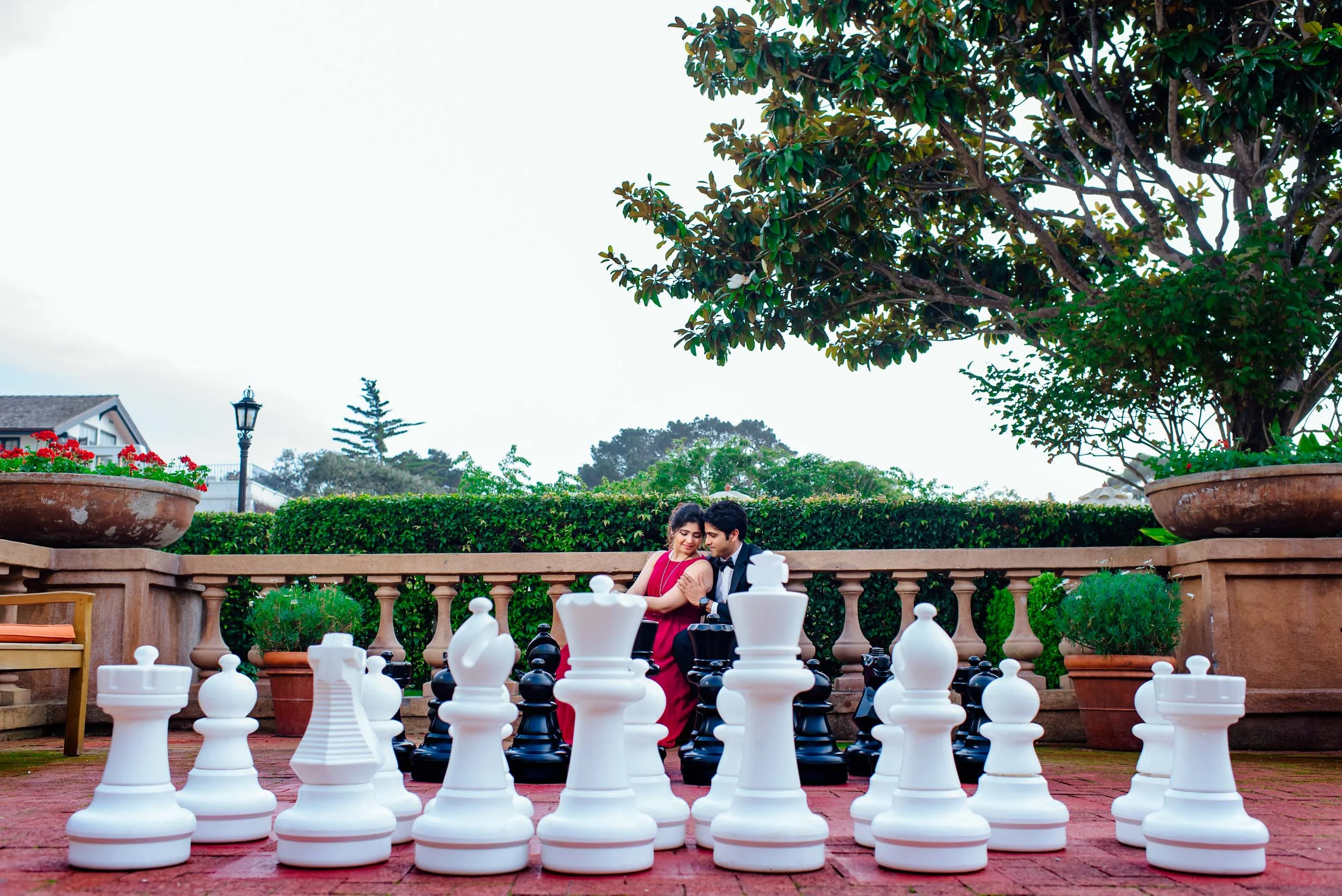 Engagement shoot in Carmel