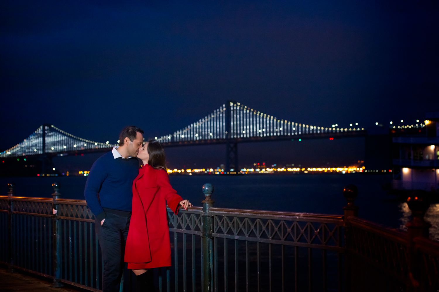 Bay Bridge San Francisco Engagement shoot