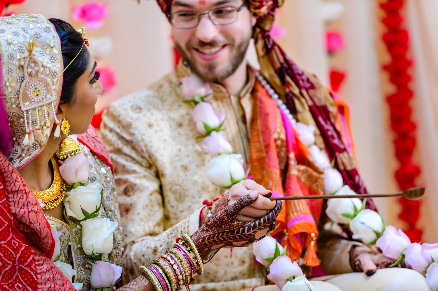 Indian fusion Wedding Quinlan Community Center