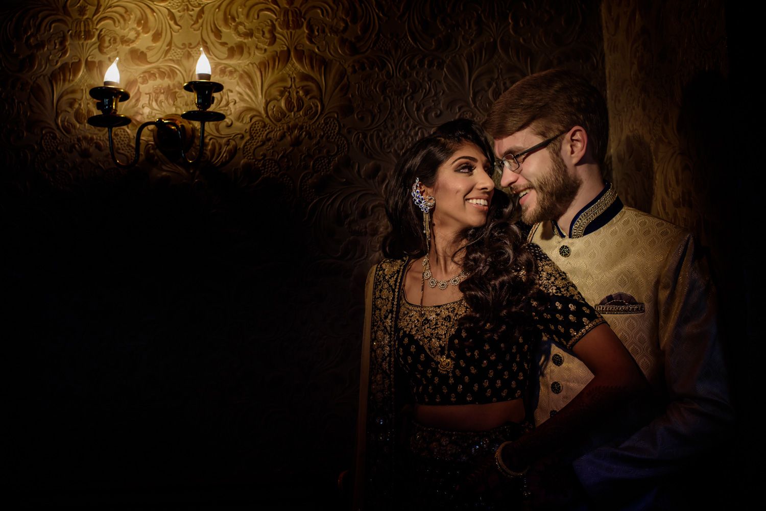 Indian fusion wedding Dolce Hayes Mansion