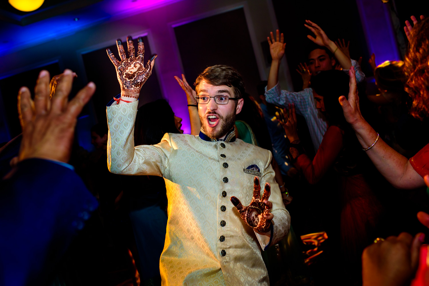 Indian fusion wedding Dolce Hayes Mansion