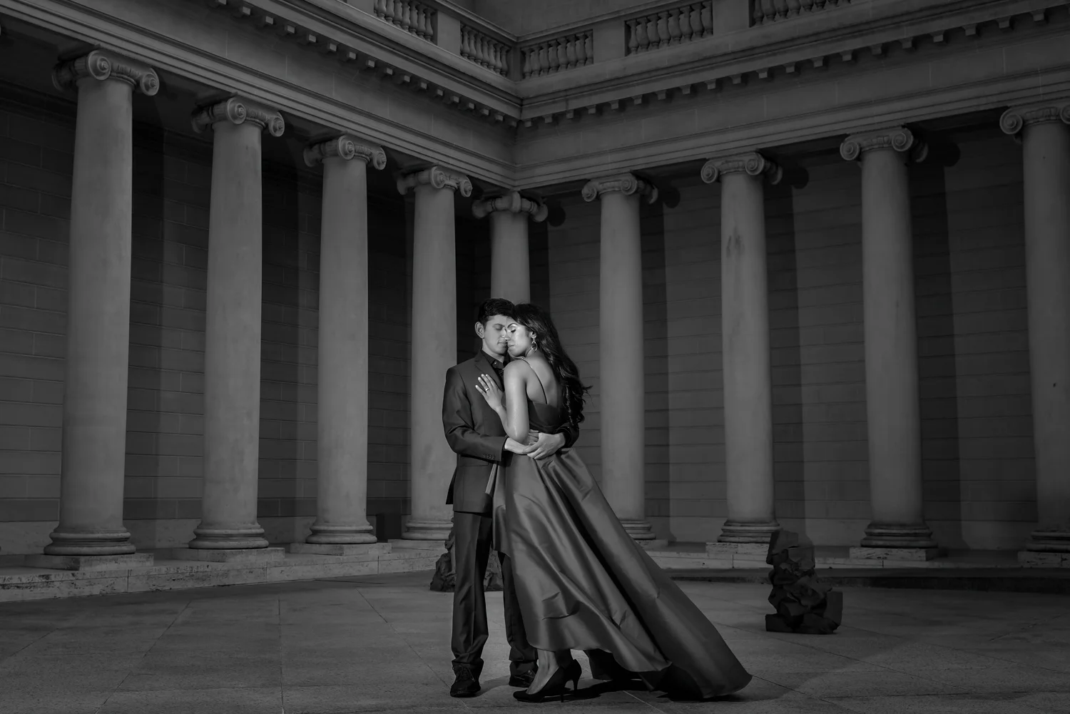 Indian Engagement session Legion of Honor San Francisco