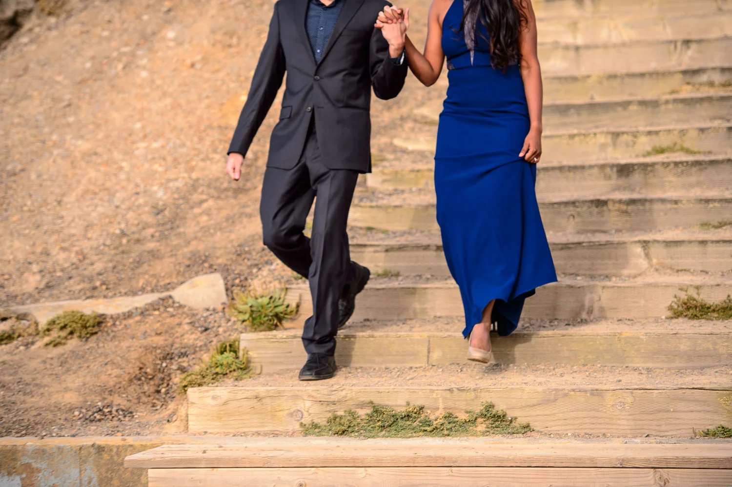 Indian Engagement Shoot Sutro Baths San Francisco