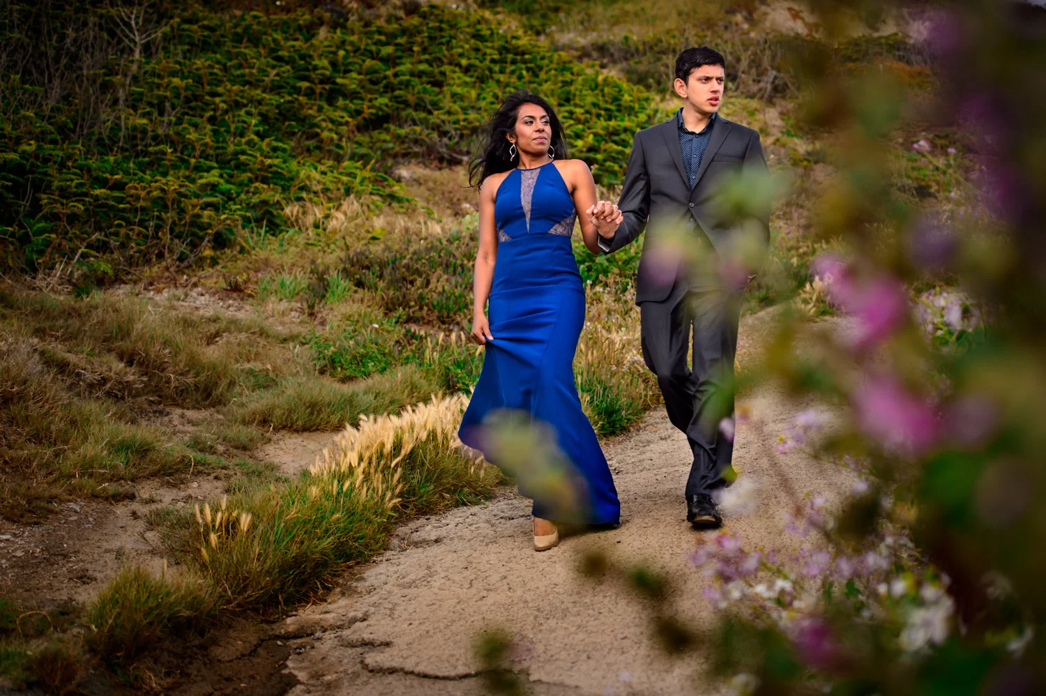 Indian Engagement Shoot Sutro Baths San Francisco