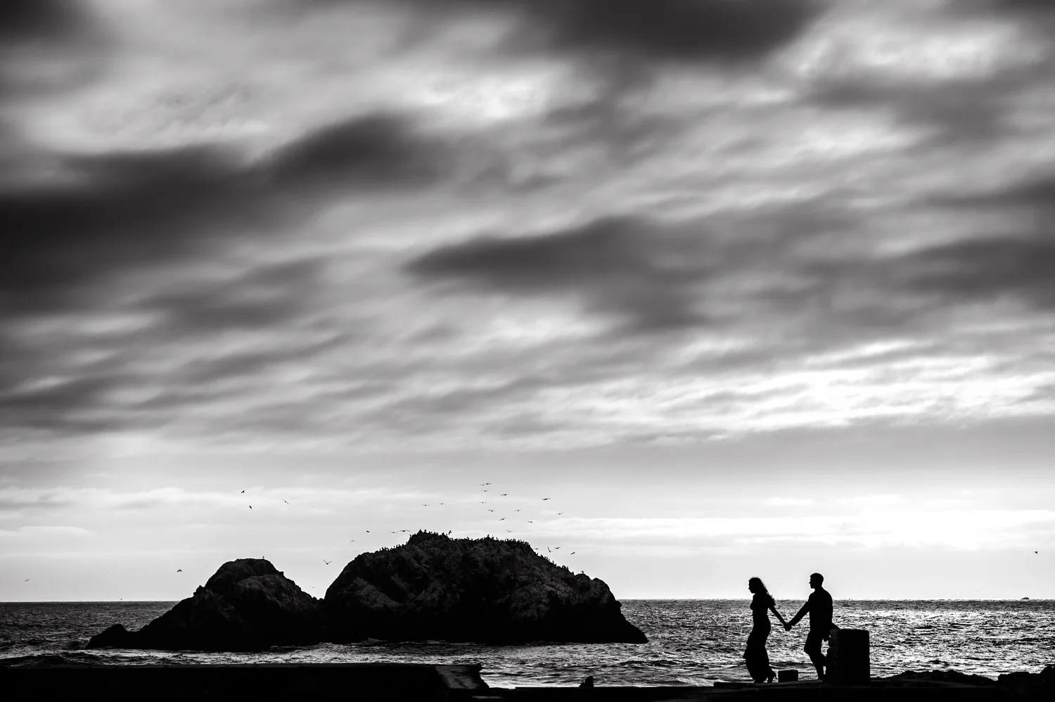 Indian Engagement Shoot Sutro Baths San Francisco