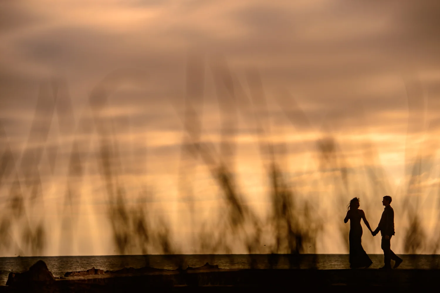 Indian Engagement Shoot Sutro Baths San Francisco