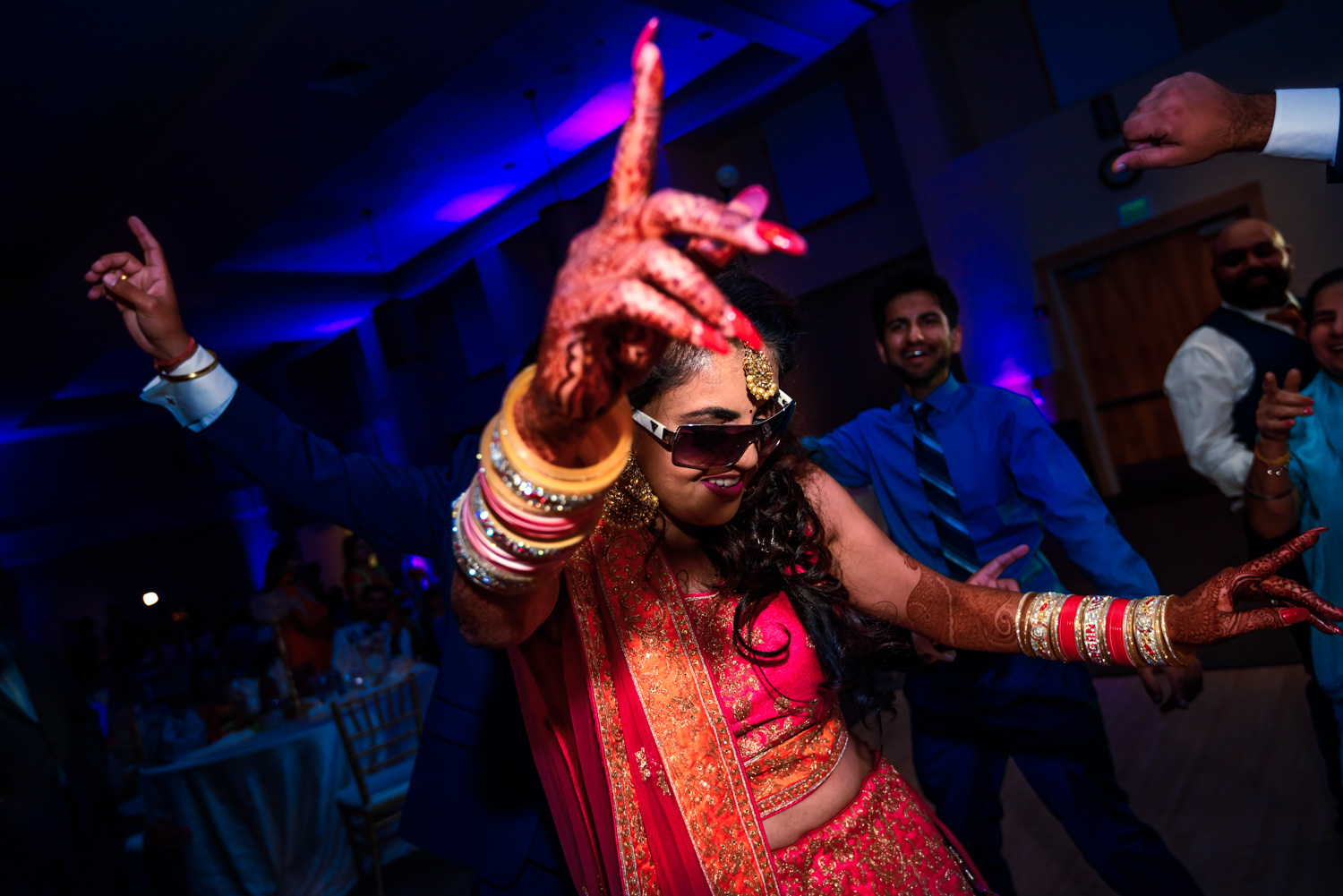 Indian Bride Dancing