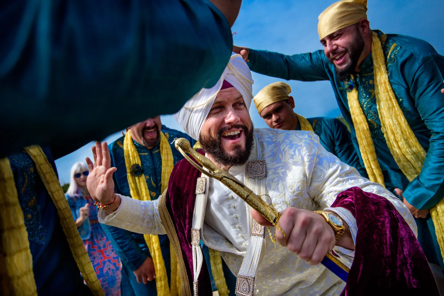 Punjabi Sikh Wedding Viaggio Winery Lodi
