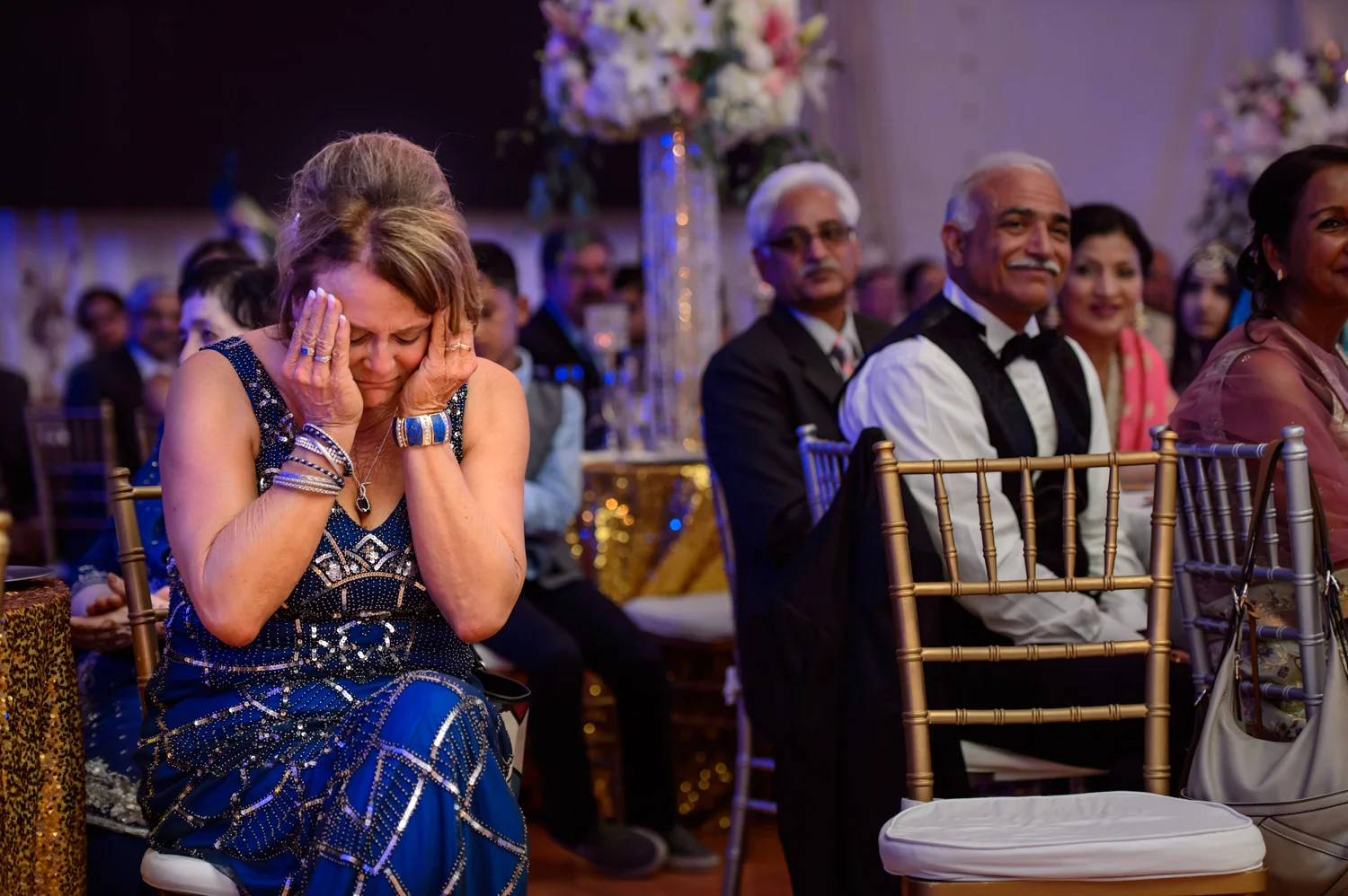 Indian punjabi wedding reception Viaggio Winery Lodi