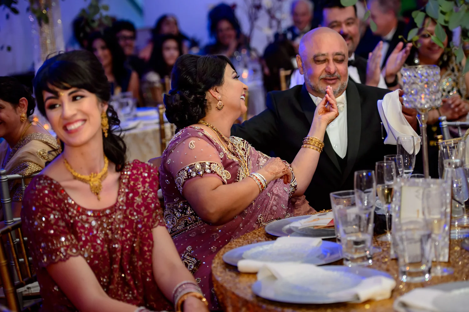 Indian punjabi wedding reception Viaggio Winery Lodi
