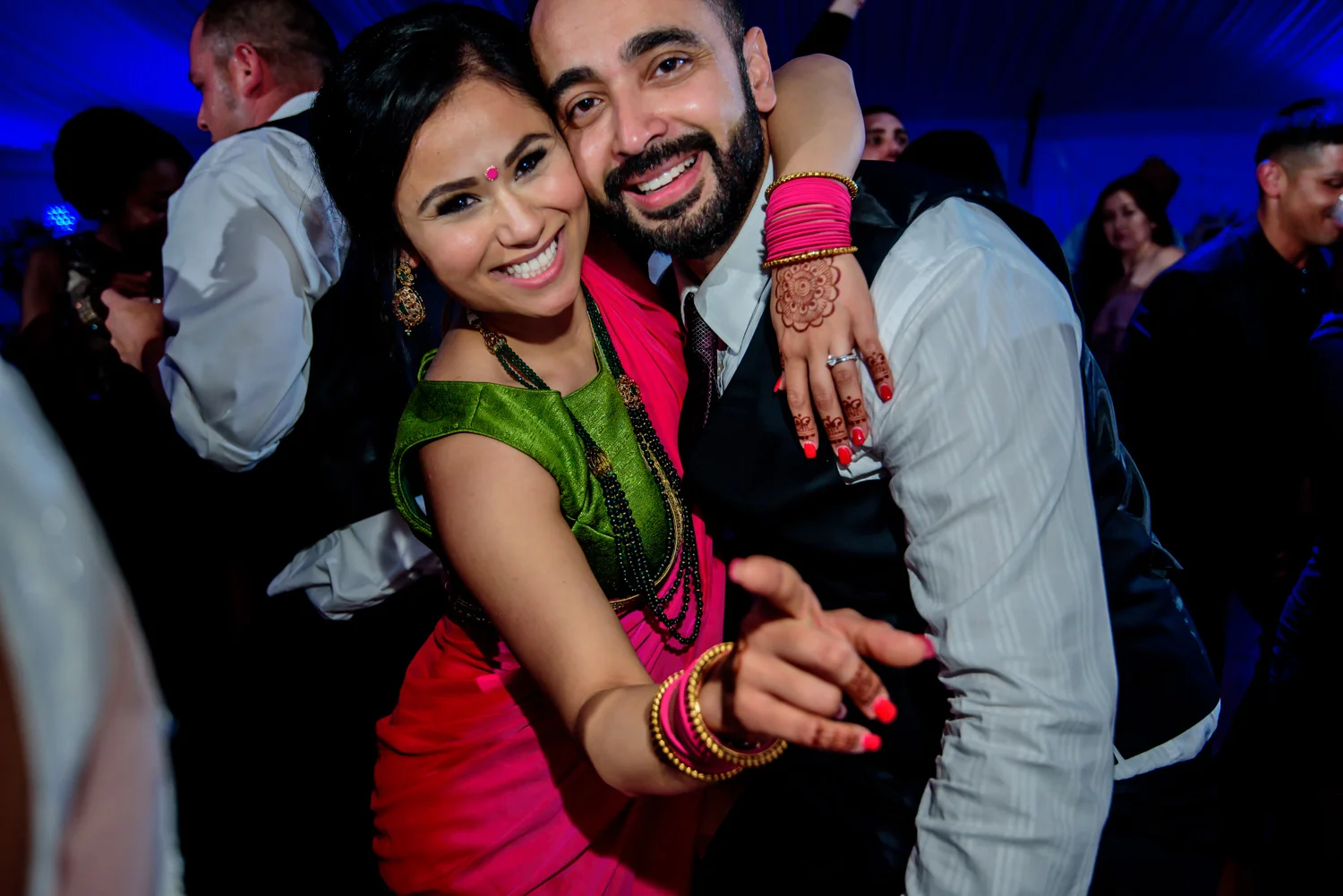 Indian punjabi wedding reception Viaggio Winery Lodi