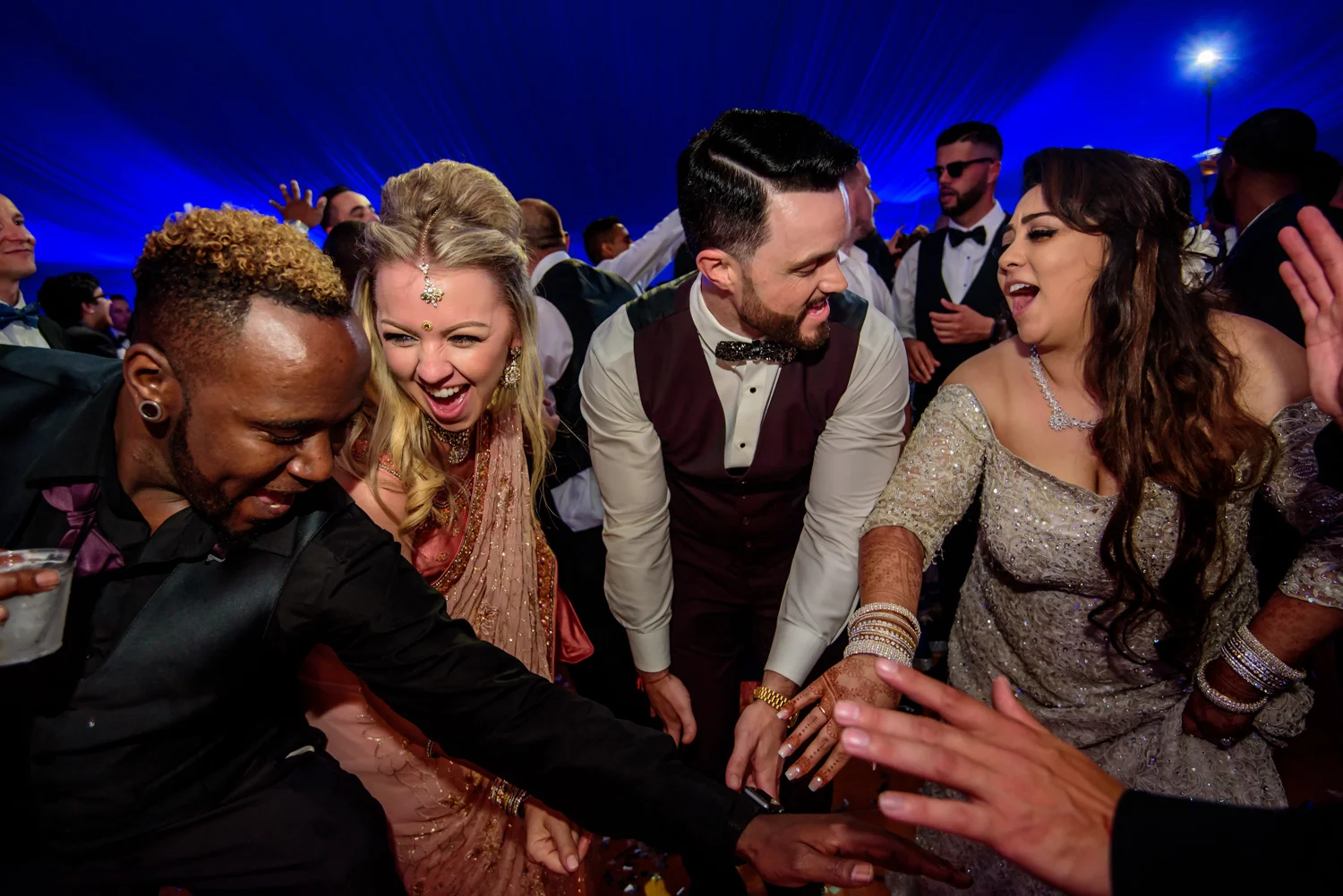 Indian punjabi wedding reception Viaggio Winery Lodi