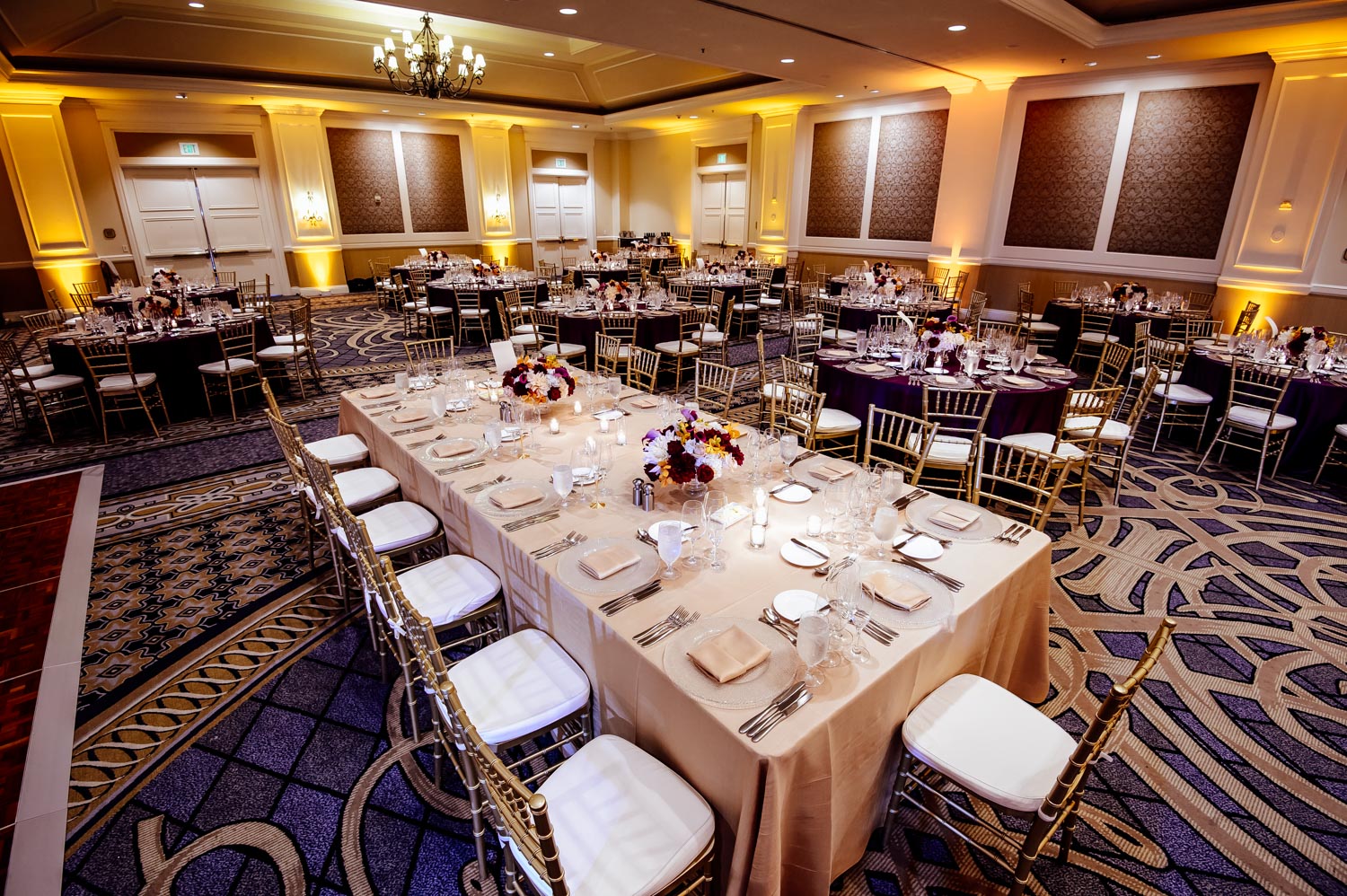 Bay area Indian Wedding Reception The Ritz Carlton Ballroom