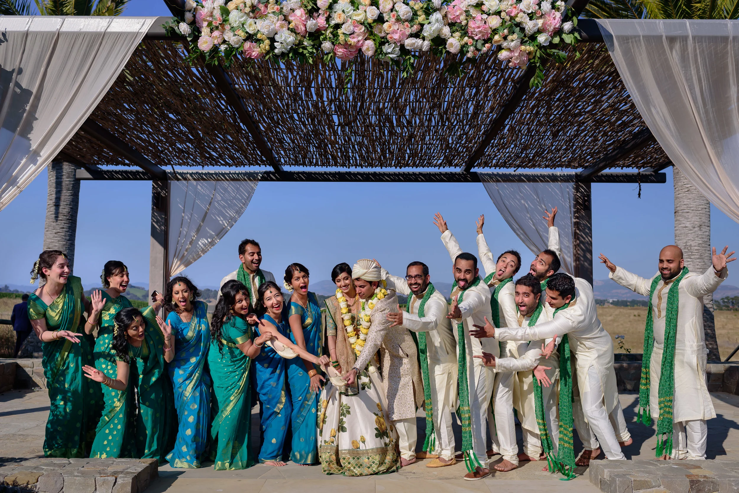 Carneros Resort Napa Indian wedding photographer