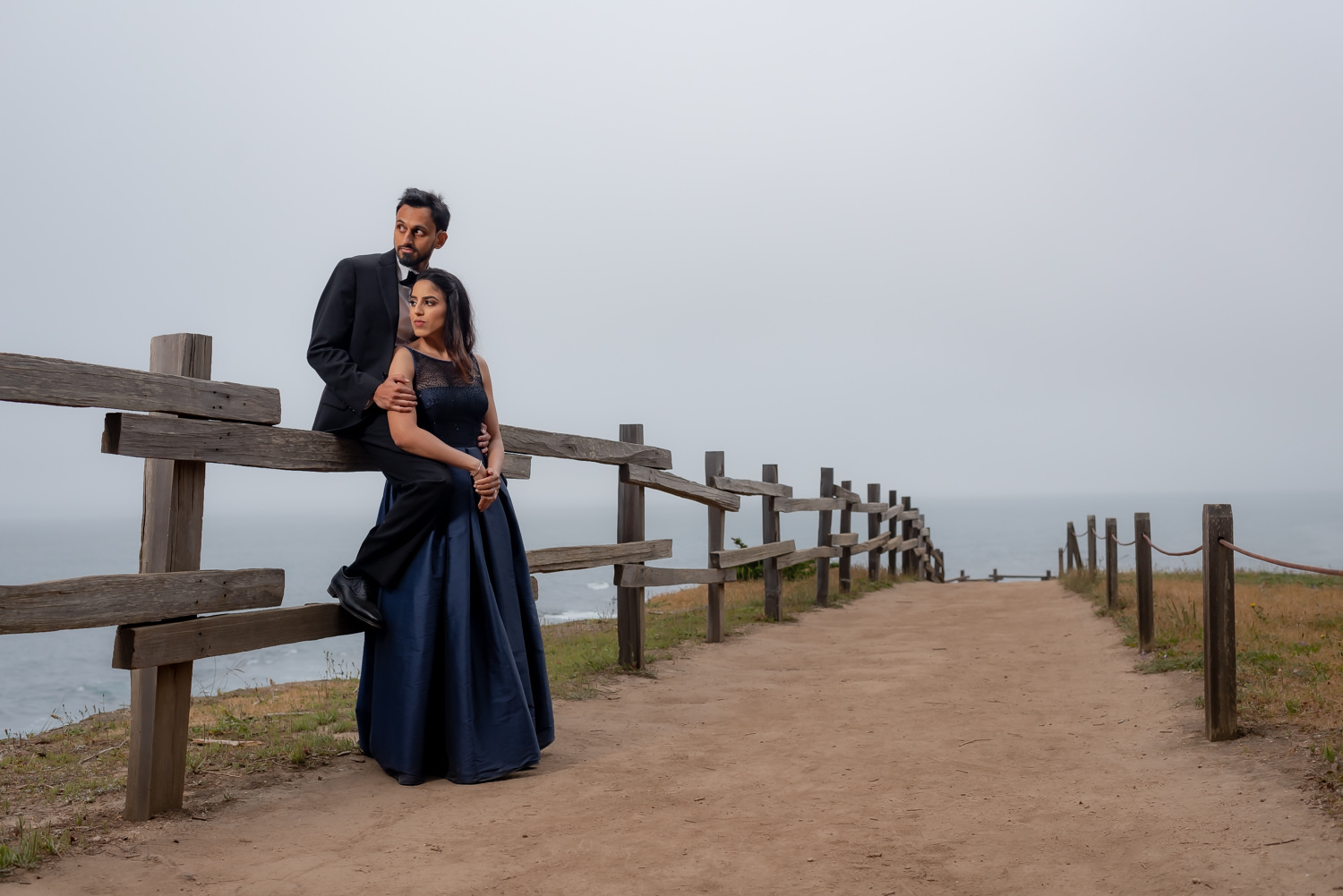 Half Moon Bay engagement photography