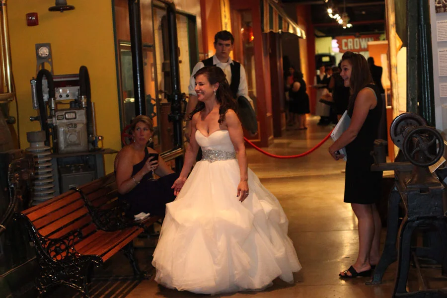 Here's happy Deetza with her dance-able bustle. And, boy did they ever dance!!!