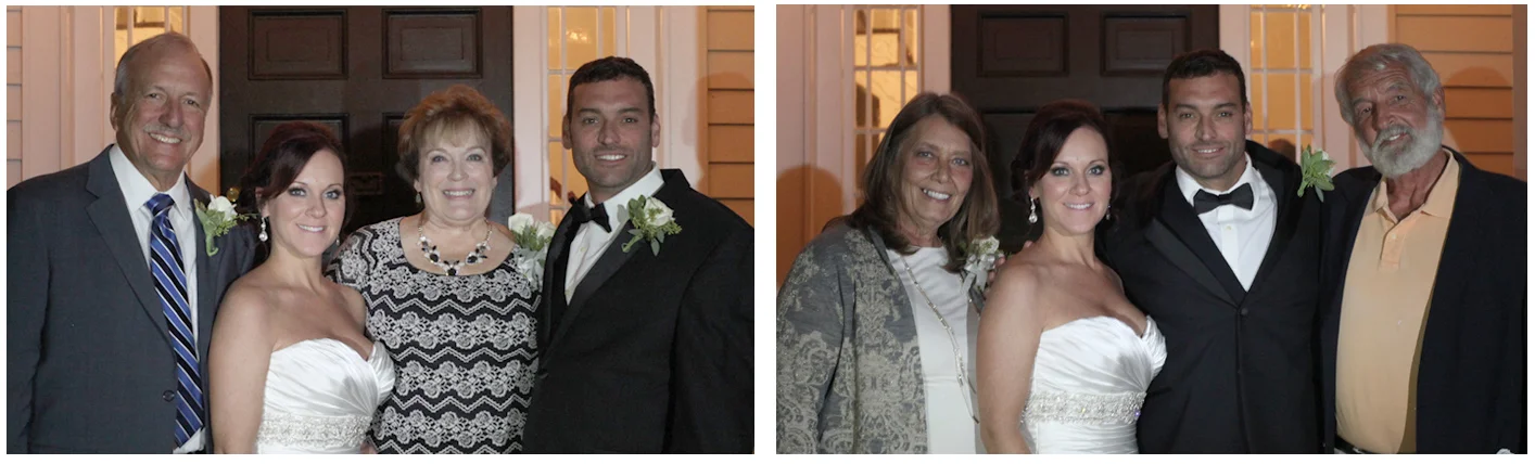 Meet the parents. A special award will be given to these people for raising children who look like models but are still very down-to-earth. (Trust me- The bride and groom get their outgoing and fun loving attitudes honestly.) 