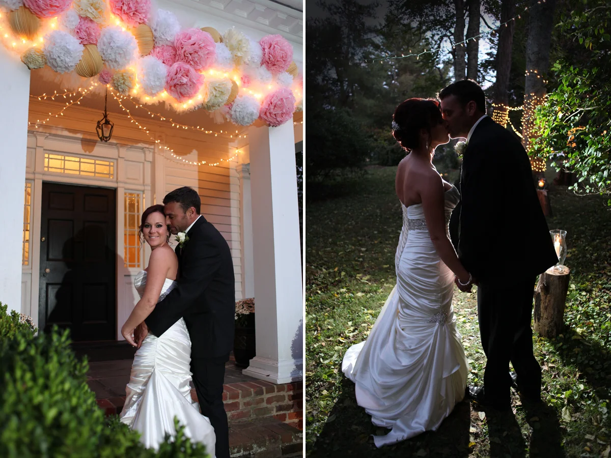 The decor and white lights throughout were just breathtaking! 