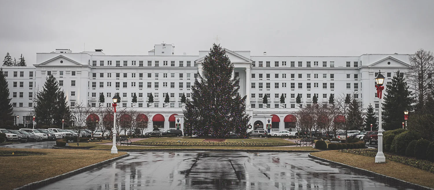 The Greenbrier was decked in her Holiday finery.&nbsp;