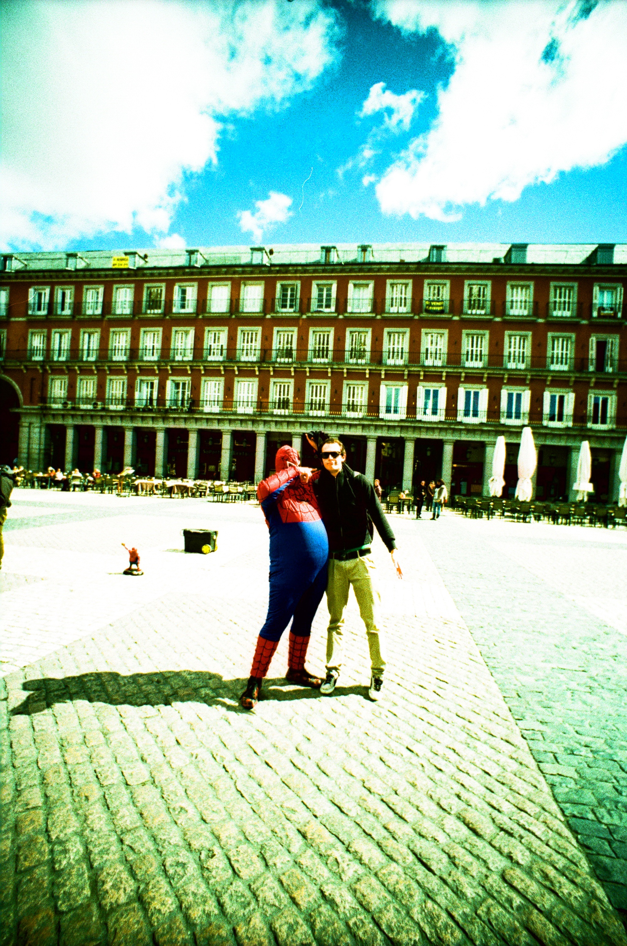 Got Busted By Ronald MCdona... eh, Spiderman while visiting Madrid