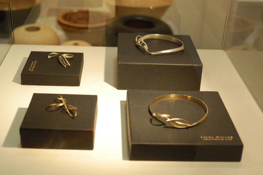 Sarah Warsop Then. And then ring and bangle, silver. Then. And then ring and bangle, 18t gold. Photo: Antonio Maria Storch