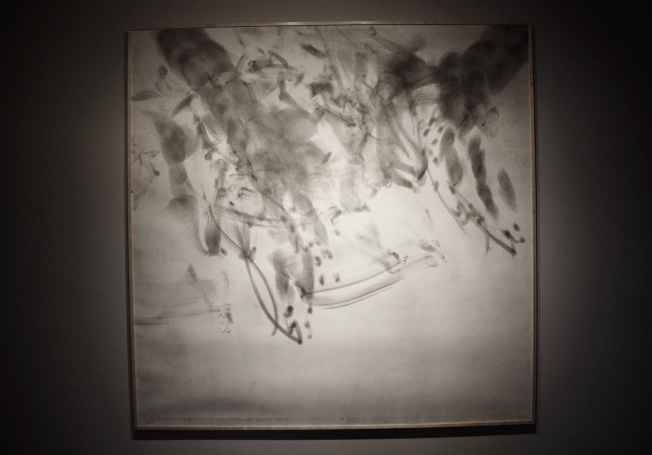 What Isn't Here Hasn't Happended (2), graphite on paper, 2.4 x 2.4m. £8,500 unframed