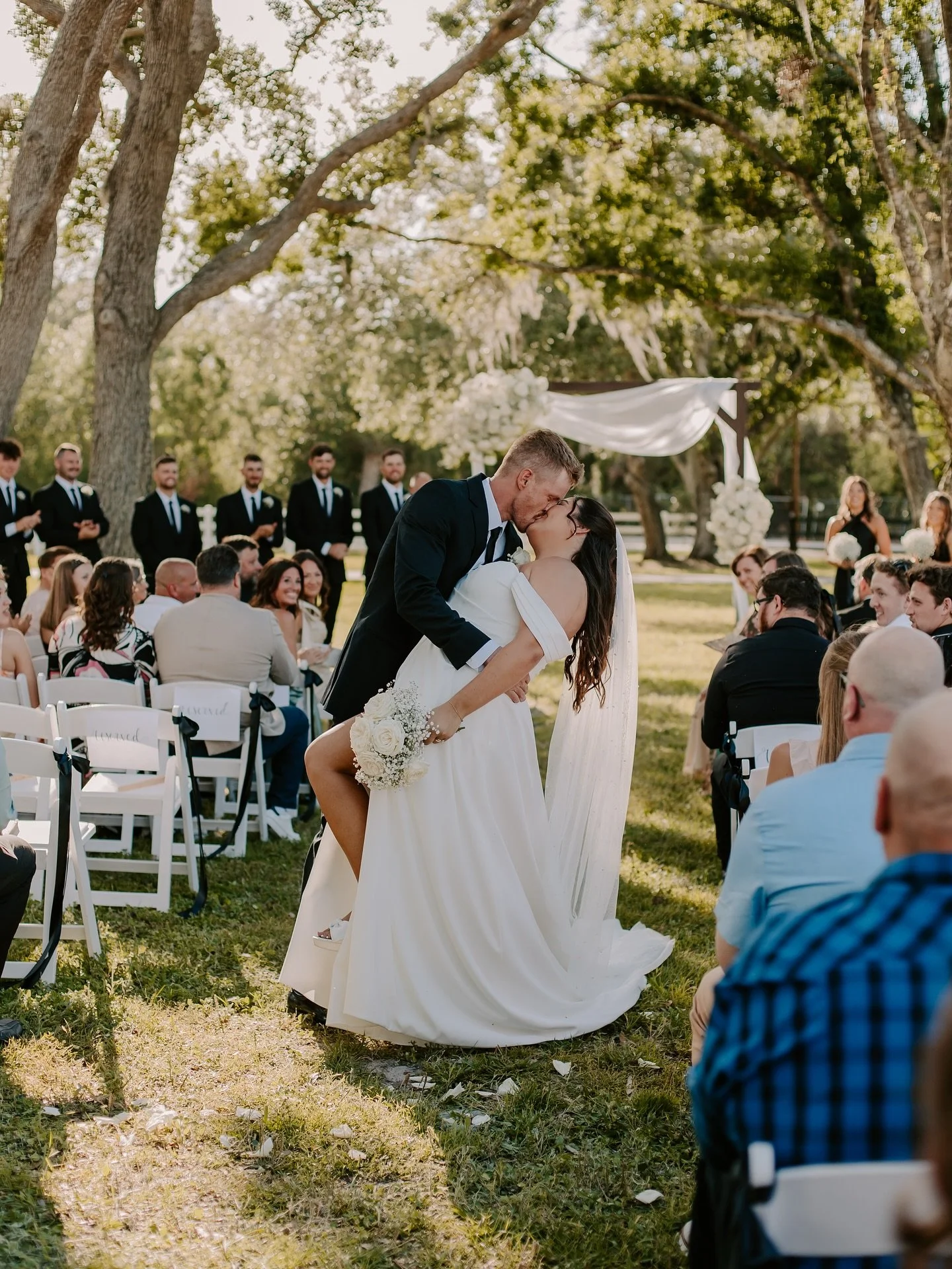 reid + brooke 🥂 they got married in her front yard and I just cannot get over how perfect this day was!