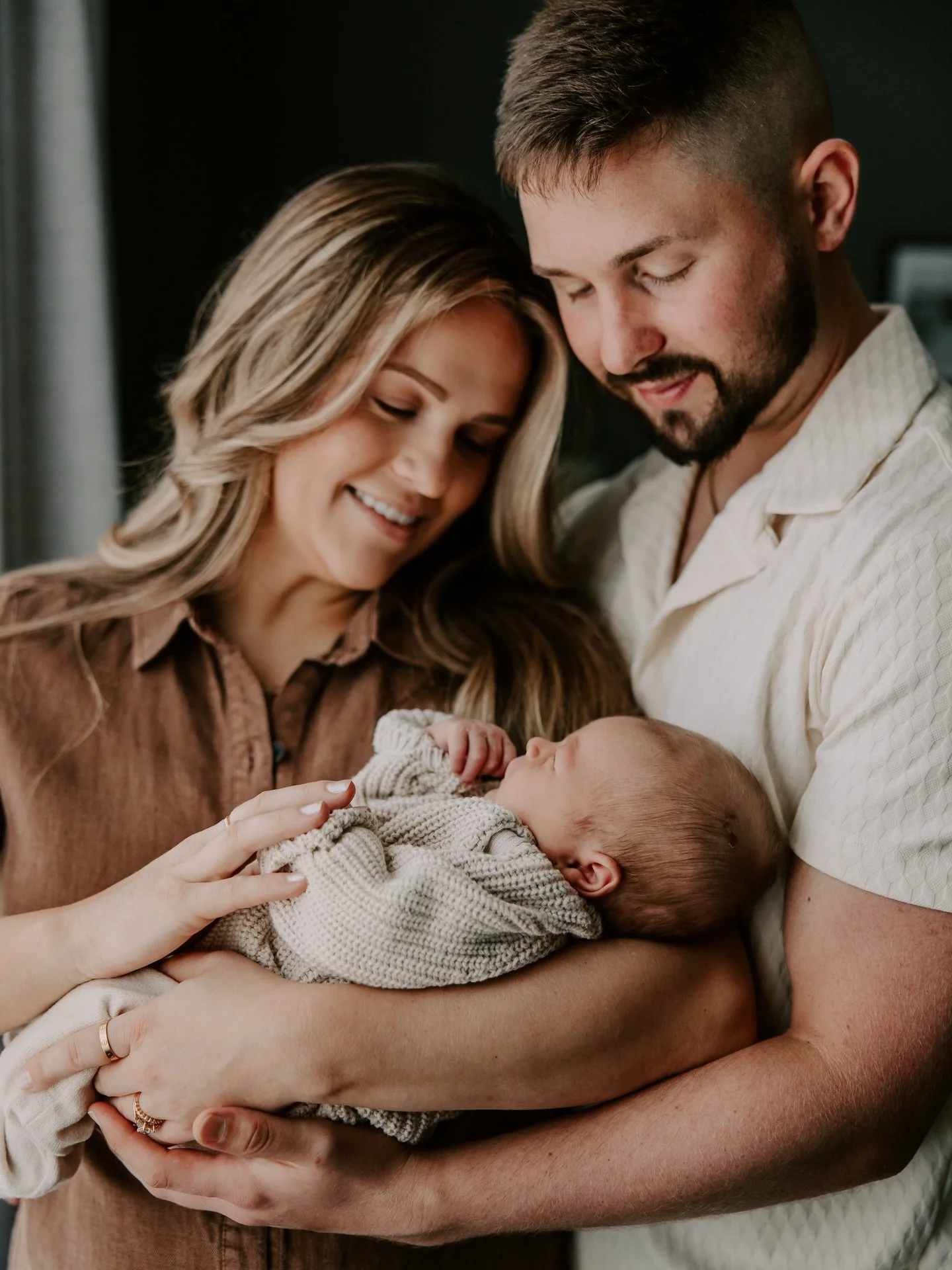 something about a tiny newborn in a cozy sweater 🕊️