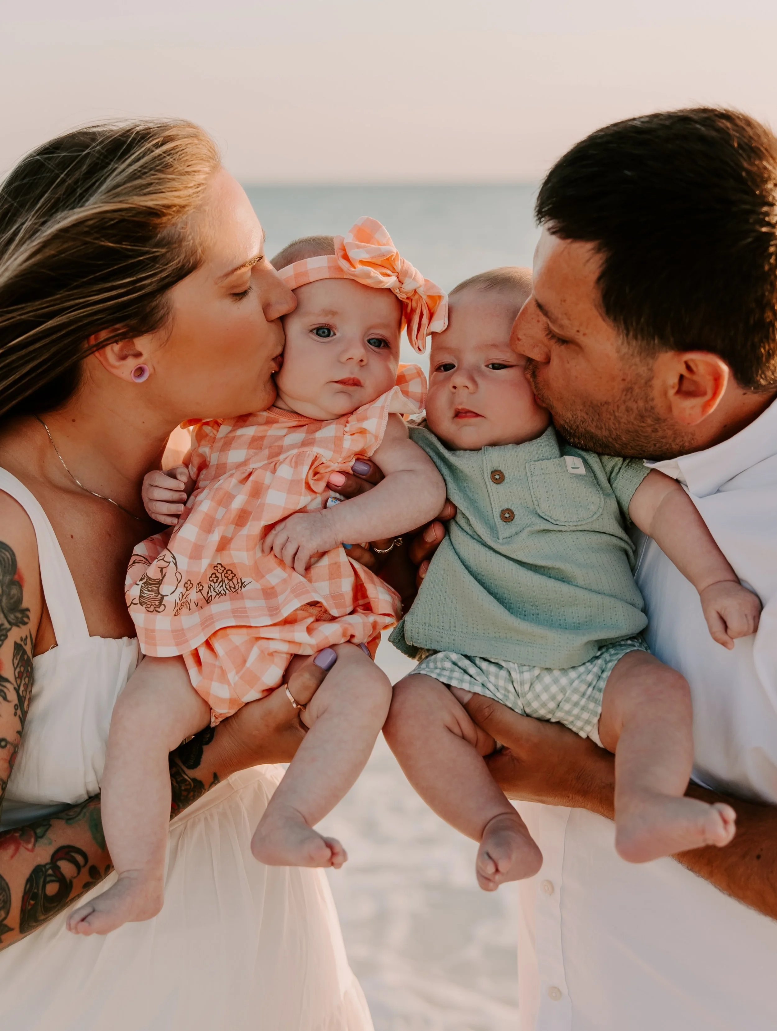 two babies on the beach, what could be better!?